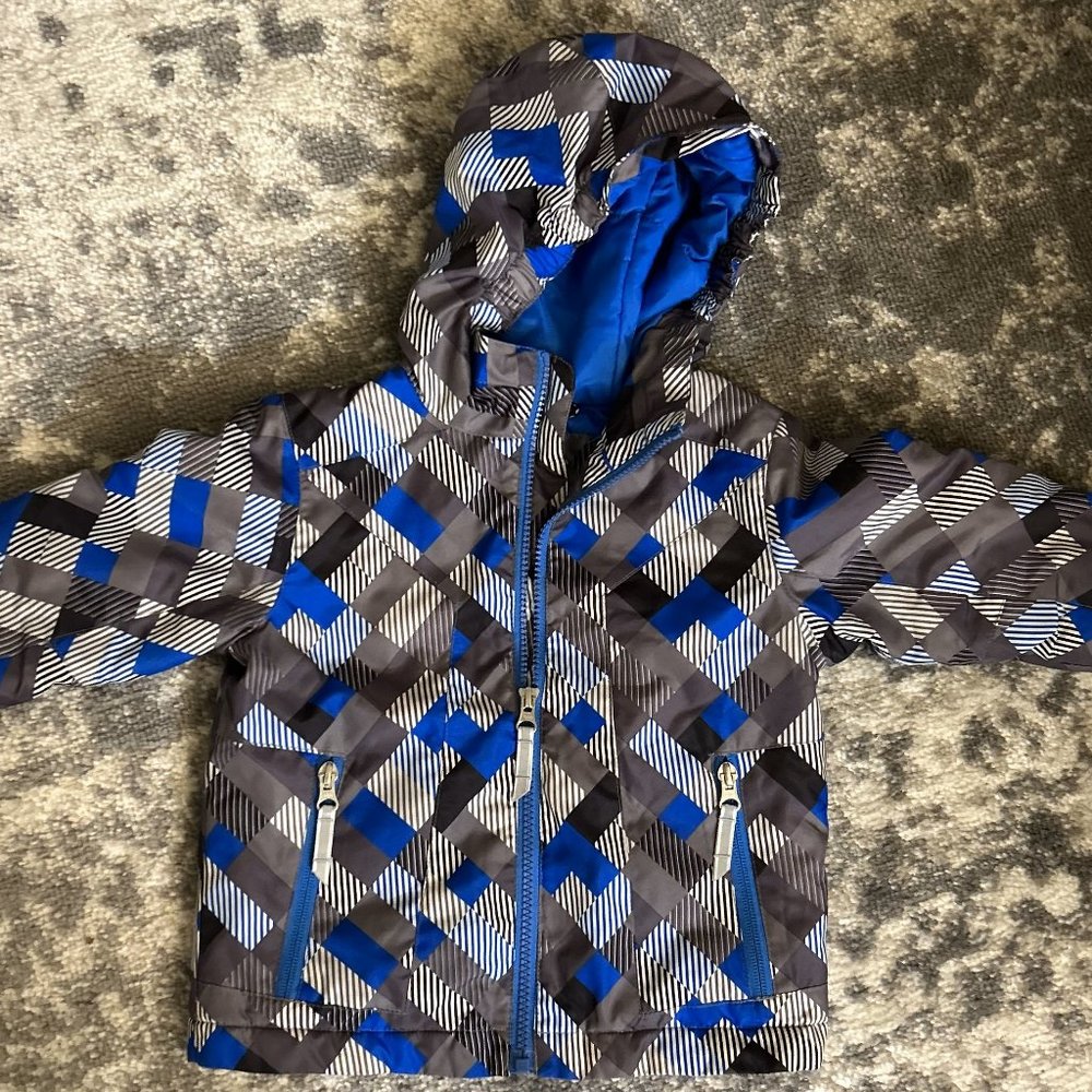 Land’s End Toddler Boys Hooded Winter Coat 2T